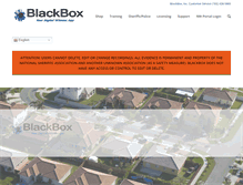 Tablet Screenshot of iceblackbox.com